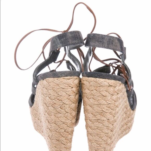 COPY - Stuart Weitzman Tiegirl Platform Wedges - Picture 4 of 4